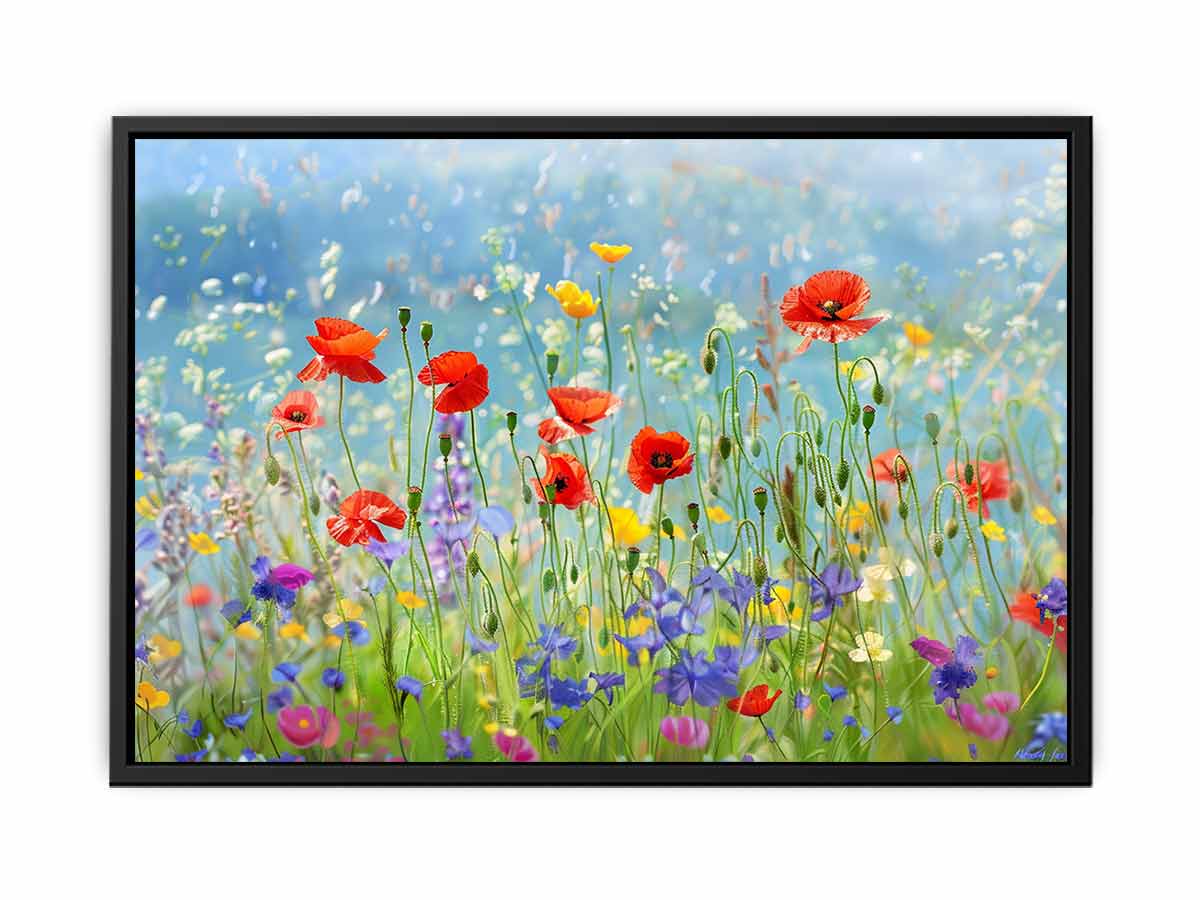 Wild Flowers Canvas Artwork