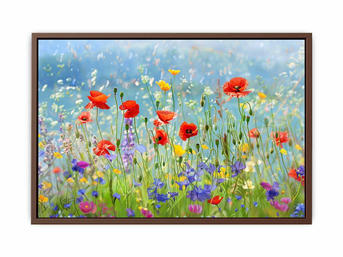 Wild Flowers Canvas Artwork