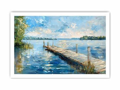 Lake Dockscape Wall Art