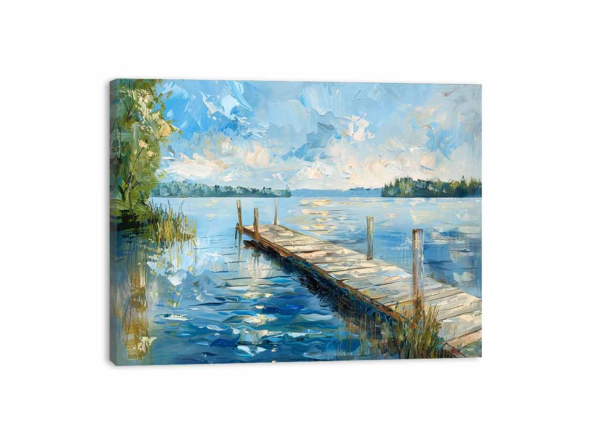 Lake Dockscape Wall Art