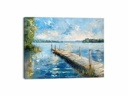 Lake Dockscape Wall Art