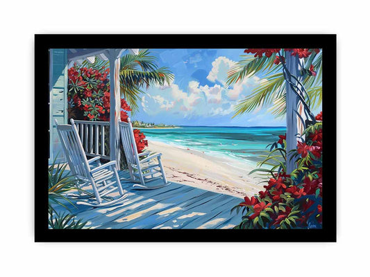Island Beach House Artwork
