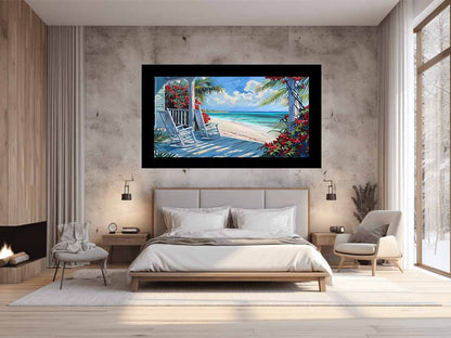 Island Beach House Artwork