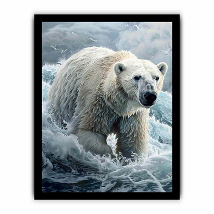 Polar Bear Canvas Art Print