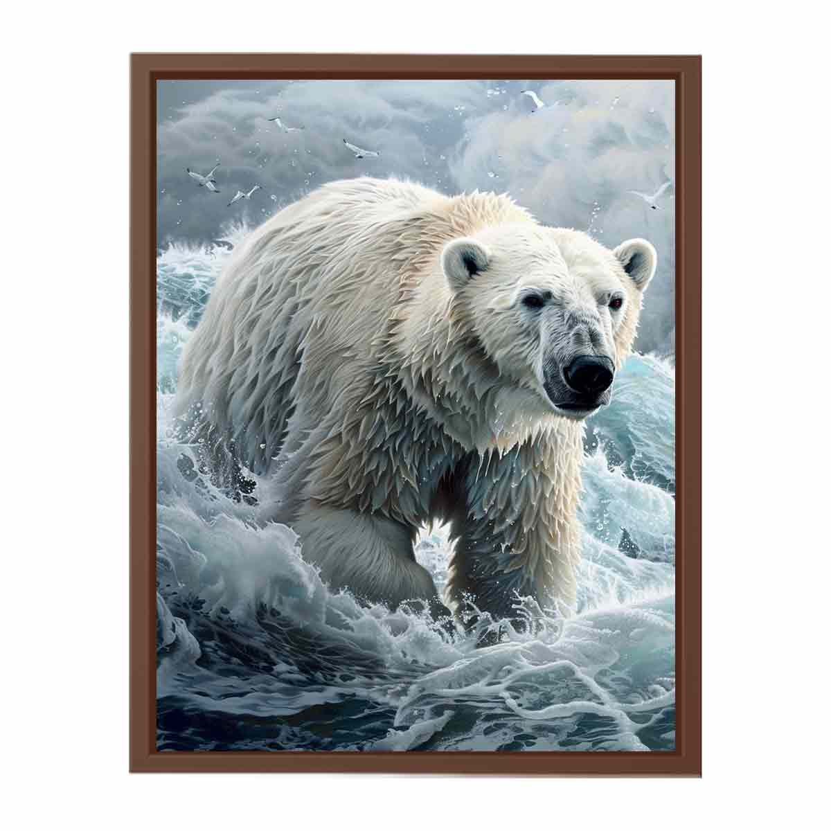 Polar Bear Canvas Art Print