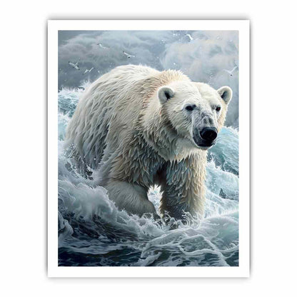 Polar Bear Canvas Art Print