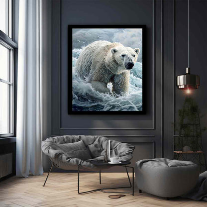 Polar Bear Canvas Art Print