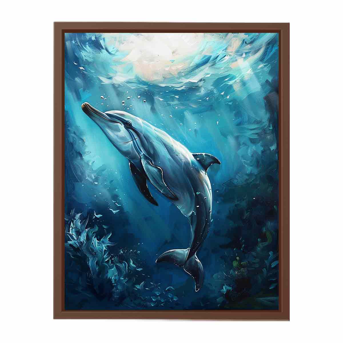 Dolphin Canvas Painting