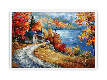Autumn Road Wall Art painting