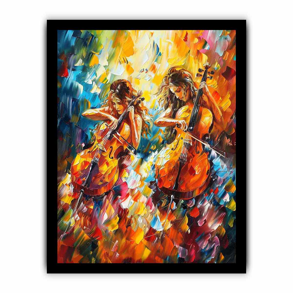 Music Violin Canvas Art Print