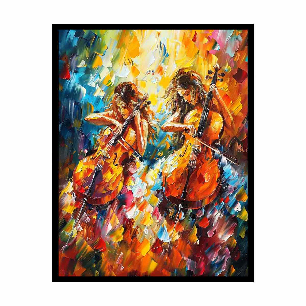 Music Violin Canvas Art Print