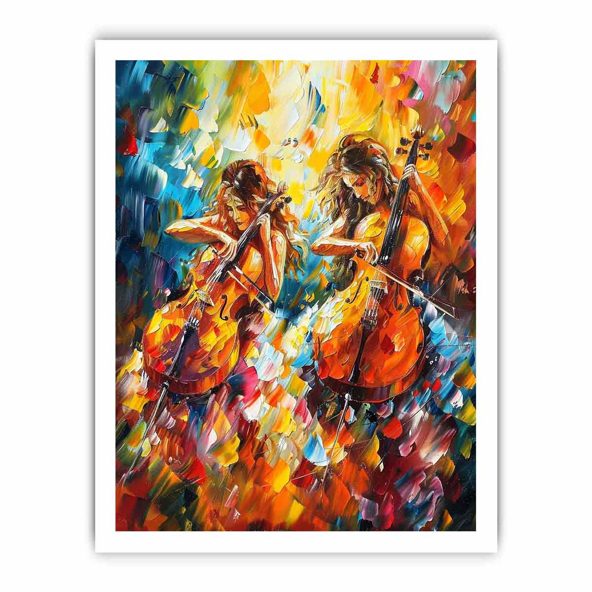 Music Violin Canvas Art Print