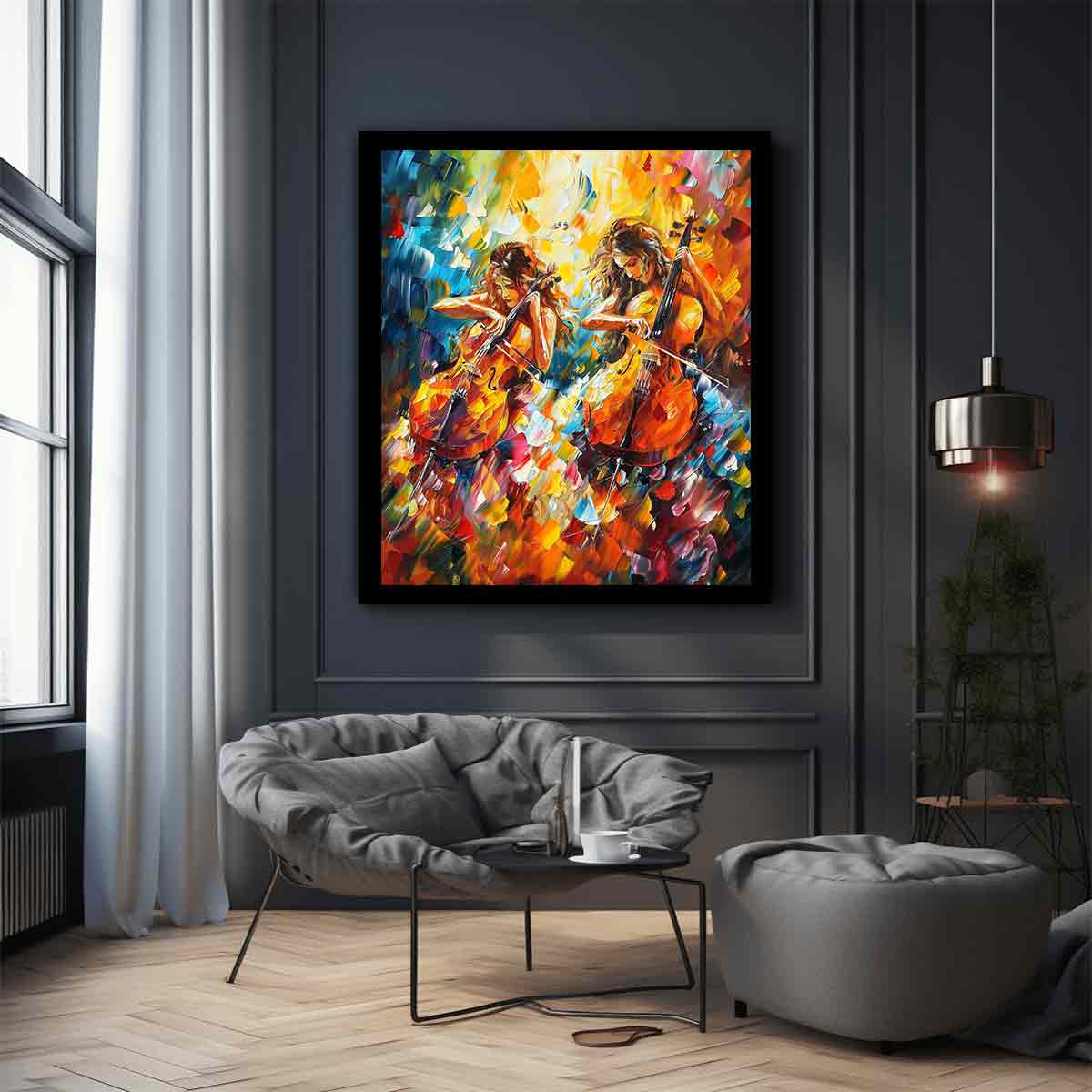 Music Violin Canvas Art Print