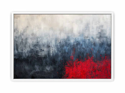Red Blue Fine Art Painting