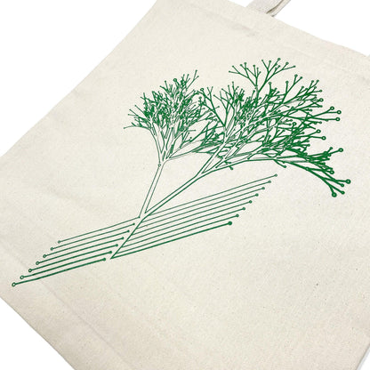 Circuit Tree Canvas Tote Bag