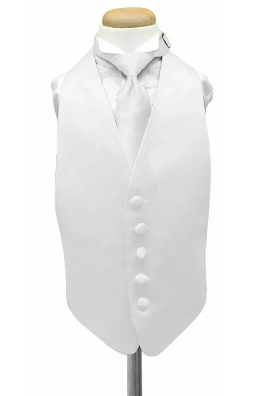 Luxury Satin Kids Tuxedo Vest 2-28